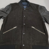 Paul Smith JEANS COMBINATION LEATHER BLOUSON スウェード 定88000円 店舗限定 ブルゾン ブラック メンズ ポールスミスジーンズ【中古】5-0920T♪