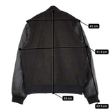 Paul Smith JEANS COMBINATION LEATHER BLOUSON スウェード 定88000円 店舗限定 ブルゾン ブラック メンズ ポールスミスジーンズ【中古】5-0920T♪