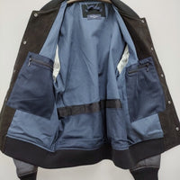Paul Smith JEANS COMBINATION LEATHER BLOUSON スウェード 定88000円 店舗限定 ブルゾン ブラック メンズ ポールスミスジーンズ【中古】5-0920T♪