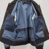 Paul Smith JEANS COMBINATION LEATHER BLOUSON スウェード 定88000円 店舗限定 ブルゾン ブラック メンズ ポールスミスジーンズ【中古】5-0920T♪