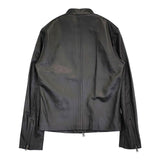 PAUL SMITH COLLECTION SINGLE RIDERS JACKET 定165000円 羊革 ライダースジャケット ブラック メンズ ポールスミスコレクション【中古】5-0920T♪