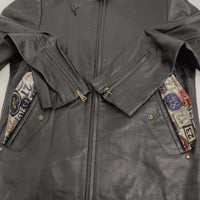 PAUL SMITH COLLECTION SINGLE RIDERS JACKET 定165000円 羊革 ライダースジャケット ブラック メンズ ポールスミスコレクション【中古】5-0920T♪