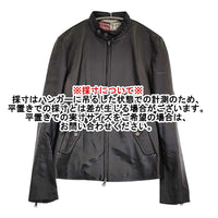 PAUL SMITH COLLECTION SINGLE RIDERS JACKET 定165000円 羊革 ライダースジャケット ブラック メンズ ポールスミスコレクション【中古】5-0920T♪