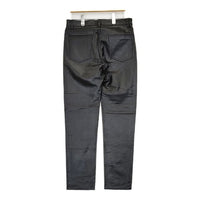 Paul Smith LEATHER PANTS レザー 牛革 革パン 定価72600円 パンツ ブラック メンズ ポール・スミス【中古】5-1009T∞