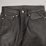 Paul Smith LEATHER PANTS レザー 牛革 革パン 定価72600円 パンツ ブラック メンズ ポール・スミス【中古】5-1009T∞