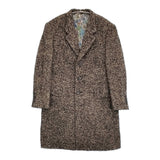 Paul Smith FANCY TWEED CHESTER COAT 定価132000円 4162 254186 チェスターコート ブラウン ブラック メンズ ポール・スミス【中古】5-0920T♪