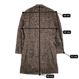 Paul Smith FANCY TWEED CHESTER COAT 定価132000円 4162 254186 チェスターコート ブラウン ブラック メンズ ポール・スミス【中古】5-0920T♪