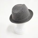 PAUL SMITH COLLECTION イタリア製 224451 ウール混 帽子 ハット グレー チャコールグレー メンズ ポールスミスコレクション【中古】5-1125T◎