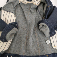 Paul Smith JEANS ブランケット付き 裏起毛 Gジャン 252314 821H M デニムジャケット ネイビー メンズ ポールスミスジーンズ【中古】5-0920T♪