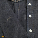 Paul Smith JEANS ブランケット付き 裏起毛 Gジャン 252314 821H M デニムジャケット ネイビー メンズ ポールスミスジーンズ【中古】5-0920T♪