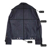 Paul Smith JEANS ブランケット付き 裏起毛 Gジャン 252314 821H M デニムジャケット ネイビー メンズ ポールスミスジーンズ【中古】5-0920T♪