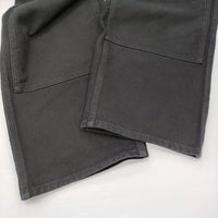 COMOLI ダック ペインターパンツ ダブルニー V01-03021 サイズ2 ワーク パンツ 22SS ブラック メンズ コモリ【中古】5-0415G♪