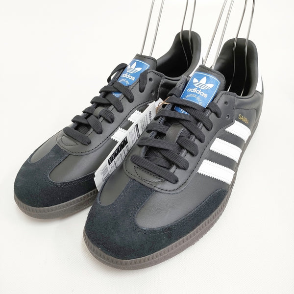 adidas 新品 SAMBA OG サンバ B75807 27.0cm 定価15950円 スニーカー ブラック ホワイト メンズ アディダス【中古】5-0415G♪