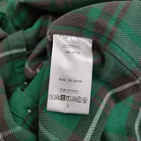 Unlikely アンライクリー Elbow Patch Flannel Work Shirts 定価48400円 U23F-11-0002 L 長袖シャツ 23AW グリーン グレー メンズ【中古】5-0415M♪