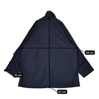 DAIWA PIER39 Tech Half Coat 定価50600円 BJ-27022 ナイロン ハーフ コート ネイビー メンズ ダイワ ピアサーティナイン【中古】5-0821T∞