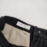 ANCELLM TAPERED 5P DENIM PANTS 定価26400円 anc-pt03-c ジーンズ デニムパンツ ブラック メンズ アンセルム【中古】5-0705G∞