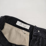 ANCELLM TAPERED 5P DENIM PANTS 定価26400円 anc-pt03-c ジーンズ デニムパンツ ブラック メンズ アンセルム【中古】5-0705G∞