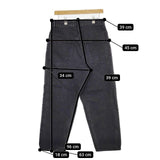 ANCELLM TAPERED 5P DENIM PANTS 定価26400円 anc-pt03-c ジーンズ デニムパンツ ブラック メンズ アンセルム【中古】5-0705G∞