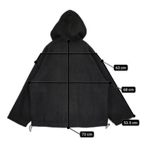 Blanc YM ウールコットン 日本製 Monster zip parka モンスタージップパーカー ブルゾン ブラック メンズ ブランワイエム【中古】5-0821T∞