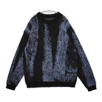 YOKE 新品 JACQUARD MOHAIR SWEATER 定価46200円 YK24FW0815S 2 セーター ニット 24AW ブルー メンズ ヨーク【中古】5-0821T∞