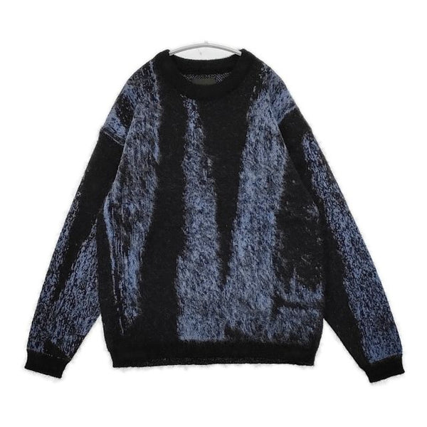 YOKE 新品 JACQUARD MOHAIR SWEATER 定価46200円 YK24FW0815S 2 セーター ニット 24AW ブルー メンズ ヨーク【中古】5-0821T∞