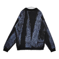 YOKE 新品 JACQUARD MOHAIR SWEATER 定価46200円 YK24FW0815S 2 セーター ニット 24AW ブルー メンズ ヨーク【中古】5-0821T∞