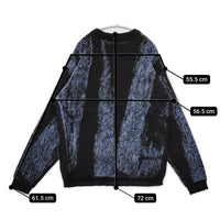 YOKE 新品 JACQUARD MOHAIR SWEATER 定価46200円 YK24FW0815S 2 セーター ニット 24AW ブルー メンズ ヨーク【中古】5-0821T∞