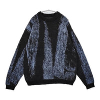 YOKE 新品 JACQUARD MOHAIR SWEATER 定価46200円 YK24FW0815S 3 セーター ニット 24AW ブルー メンズ ヨーク【中古】5-0821T∞