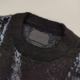 YOKE 新品 JACQUARD MOHAIR SWEATER 定価46200円 YK24FW0815S 3 セーター ニット 24AW ブルー メンズ ヨーク【中古】5-0821T∞