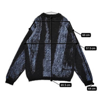 YOKE 新品 JACQUARD MOHAIR SWEATER 定価46200円 YK24FW0815S 3 セーター ニット 24AW ブルー メンズ ヨーク【中古】5-0821T∞