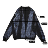 YOKE 新品 JACQUARD MOHAIR SWEATER 定価46200円 YK24FW0815S 3 セーター ニット 24AW ブルー メンズ ヨーク【中古】5-0821T∞