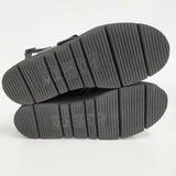 foot the coacher 新品 OPEN TOE SANDALS GLOXI CUT MEDIUM SOLE 7 1/2 定価41800円 サンダル 黒 メンズ フットザコーチャー【中古】5-0415S♪