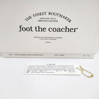 foot the coacher 新品 OPEN TOE SANDALS GLOXI CUT MEDIUM SOLE 7 1/2 定価41800円 サンダル 黒 メンズ フットザコーチャー【中古】5-0415S♪