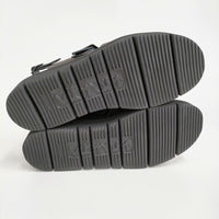 foot the coacher 新品 OPEN TOE SANDALS GLOXI CUT MEDIUM SOLE 8 1/2 定価41800円 サンダル 黒 メンズ フットザコーチャー【中古】5-0415S♪