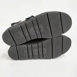 foot the coacher 新品 OPEN TOE SANDALS GLOXI CUT MEDIUM SOLE 8 1/2 定価41800円 サンダル 黒 メンズ フットザコーチャー【中古】5-0415S♪