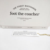 foot the coacher 新品 OPEN TOE SANDALS GLOXI CUT MEDIUM SOLE 8 1/2 定価41800円 サンダル 黒 メンズ フットザコーチャー【中古】5-0415S♪