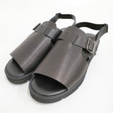 foot the coacher 新品 OPEN TOE SANDALS GLOXI CUT MEDIUM SOLE 9 定価41800円 サンダル ブラック メンズ フットザコーチャー【中古】5-0415S♪