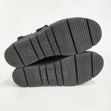 foot the coacher 新品 OPEN TOE SANDALS GLOXI CUT MEDIUM SOLE 9 定価41800円 サンダル ブラック メンズ フットザコーチャー【中古】5-0415S♪