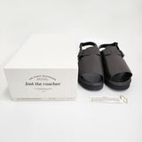 foot the coacher 新品 OPEN TOE SANDALS GLOXI CUT MEDIUM SOLE 9 定価41800円 サンダル ブラック メンズ フットザコーチャー【中古】5-0415S♪