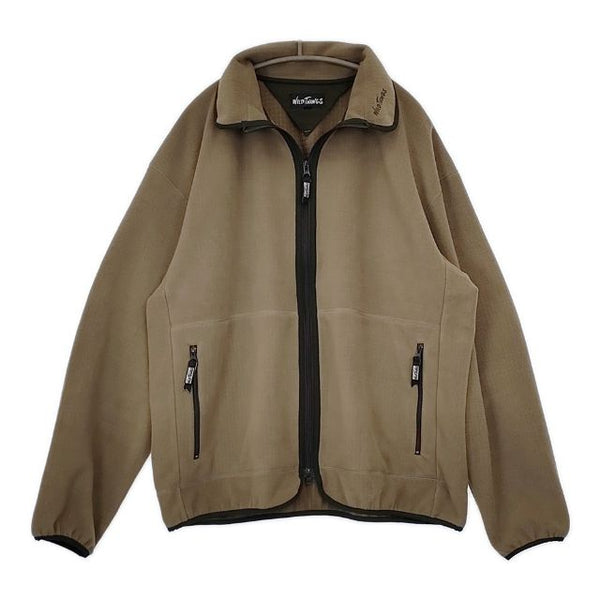 WILD THINGS グリッドフリース モカ XL GRID FLEECE JACKET WT241333SK ジャケット ベージュ メンズ ワイルドシングス【中古】5-0823T∞