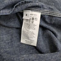 VISVIM Indigo Camping Trailer LANGER CHAMBRAY L/S LT.INDIGO 定価73700円 ict 長袖シャツ 24SS ブルー ビズビム/ヴィズヴィム【中古】5-0413M♪