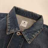 R.NEWBOLD ダメージ加工 245113 4A07 Gジャン S デニムジャケット ブルー メンズ アールニューボールド【中古】5-0705M∞