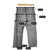 DIESEL FRACEEX 008QP ジーンズ W27L30 デニムパンツ グレー メンズ ディーゼル【中古】5-0705G∞
