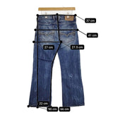 DIESEL ZATHAN 008B9 ジーンズ W27L30 デニムパンツ ブルー メンズ ディーゼル【中古】5-0705G∞