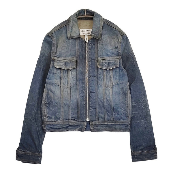MAISON MARGIELA S50AM0255 S30489 サイズ46 Gジャン デニムジャケット ブルー メンズ メゾンマルジェラ【中古】5-0805M♪