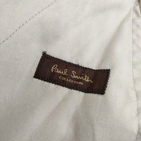 PAUL SMITH COLLECTION 総柄 リネン ショートパンツ ハーフパンツ ショーツ ベージュ マルチ メンズ ポールスミスコレクション【中古】5-0609S∞