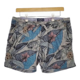 Paul Smith JEANS 花柄 ショートパンツ ハーフパンツ ショーツ グレー メンズ ポールスミスジーンズ【中古】5-0609S∞