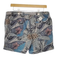 Paul Smith JEANS 花柄 ショートパンツ ハーフパンツ ショーツ グレー メンズ ポールスミスジーンズ【中古】5-0609S∞