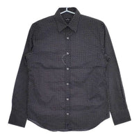Paul Smith PS ドット柄 213619 164H 長袖シャツ ブラック ホワイト メンズ ポール・スミス【中古】5-0705M∞