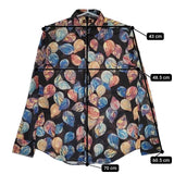 PAUL SMITH COLLECTION マーブル バルーン 184393 N8875 長袖シャツ マルチカラー メンズ ポールスミスコレクション【中古】5-0705M∞